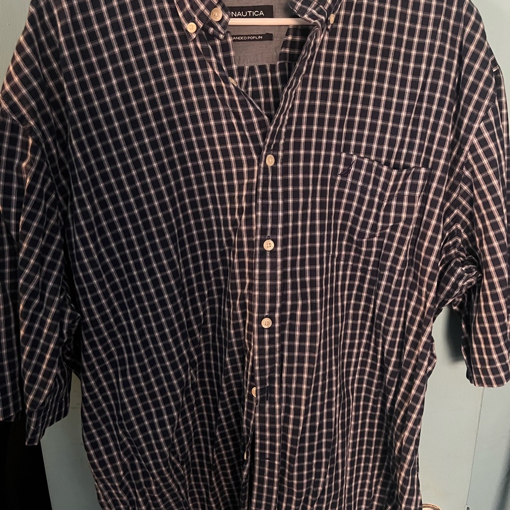 Nautica short sleeve button up shirt